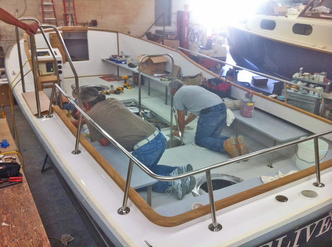 2012 Launch Deliverance Nears Completion at Fortier Boats