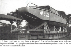 1943 Army Crash Boat Build at Patuisset Yard