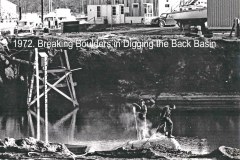 1972 Breaking Boulders in Digging the Back Basin