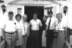 1979 Tom Sr. & Flora Kingman with Staff