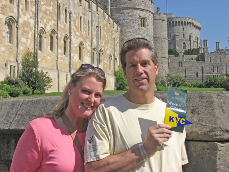 2011 Bob & Jennifer Richards at Windsor Castle in England