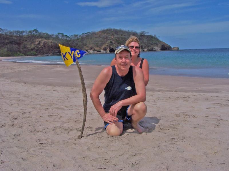 2011 Mike & Ellen Sullivan at Playa Minas in Conchal, Costa Rica
