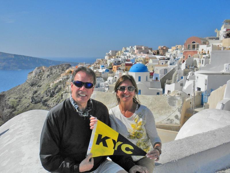 2012 Ted and Deb Lee in Greece