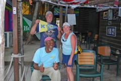 2012 Rob and Adele Chevalier at Foxy's on Jost Van Dyke