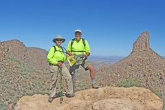 2012 Pat and Jim Laham at Superstition Mt. in Arizona