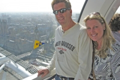 2011 Bob & Jennifer Richards at the Royal Wedding Preparations in London