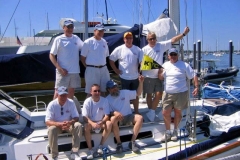 2010 Dan Hayes in Marion-Bermuda Race with Burgee