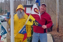 2013 Jerry Kelly in the Falmouth Christmas Parade